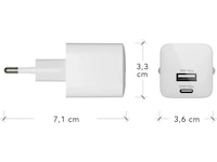 dbramante1928 re-charge Pro Vegglader - Bulk (hvit) Mobilladere