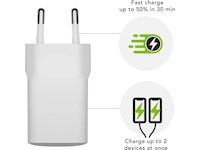 dbramante1928 re-charge Pro Vegglader - Bulk (hvit) Mobilladere