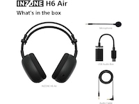 Sony INZONE H6 Air gaming headset med åpen bakside -B-Grade Demo headset
