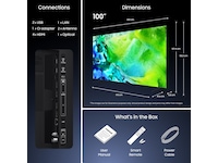 Samsung 100" QN80H Mini LED Neo QLED 4K Smart-TV (2026) Over 80 tommer TV