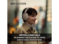 Sony WH-CH730N trådløse hodetelefoner med støydemping (sort) Hodetelefoner