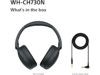 Sony WH-CH730N trådløse hodetelefoner med støydemping (sort) Hodetelefoner