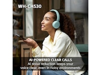 Sony WH-CH530 trådløse Bluetooth-hodetelefoner (rosa) Hodetelefoner