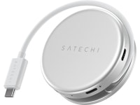 Satechi OntheGo 5-i-1 Multiport-adapter (sølv) Dockingstasjon & USB-HUB
