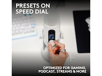 Logitech G Yeti 2 bordmikrofon (hvit) Mikrofon