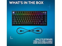Logitech G316 X 75-spilltastatur Gamingtastatur