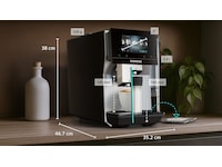 Siemens Helautomatisk kaffemaskin EQ700 iAroma Inox silver metallic Espressomaskiner