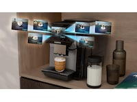 Siemens Helautomatisk kaffemaskin EQ700 iAroma Inox silver metallic Espressomaskiner