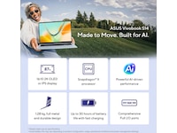 ASUS Vivobook S 14 S5408QA 14" OLED PC - Bærbar / laptop