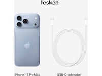 iPhone 18 Pro Max 2TB (glacier) Mobiltelefoner