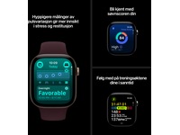Apple Watch Series 12 GPS + LTE 46mm Aluminium (light gold) Smartklokker