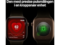 Apple Watch Series 12 GPS 42mm Aluminium (dark bronze) Smartklokker