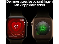 Apple Watch Series 12 GPS 46mm Aluminium (dark bronze) Smartklokker