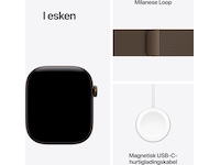 Apple Watch Series 12 GPS 46mm Aluminium (dark bronze) Smartklokker