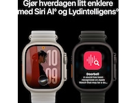 Apple Watch Ultra 4 GPS + LTE 49mm Titanium (sort) Smartklokker