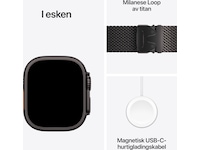 Apple Watch Ultra 4 GPS + LTE 49mm Titanium (sort) Smartklokker