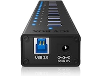 ICY BOX IB-AC6113 USB Hub/Port Dockingstasjon & USB-HUB
