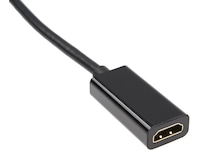 MiniDP til HDMI Adapter 5cm (sort) Kabeladaptere & overganger