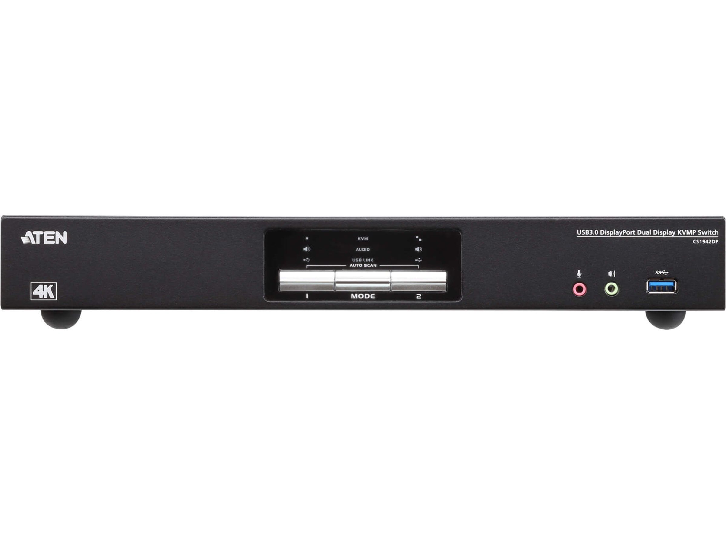 Aten KVM 2-PC 1-Bruker CS1942DP Dockingstasjon & USB-HUB