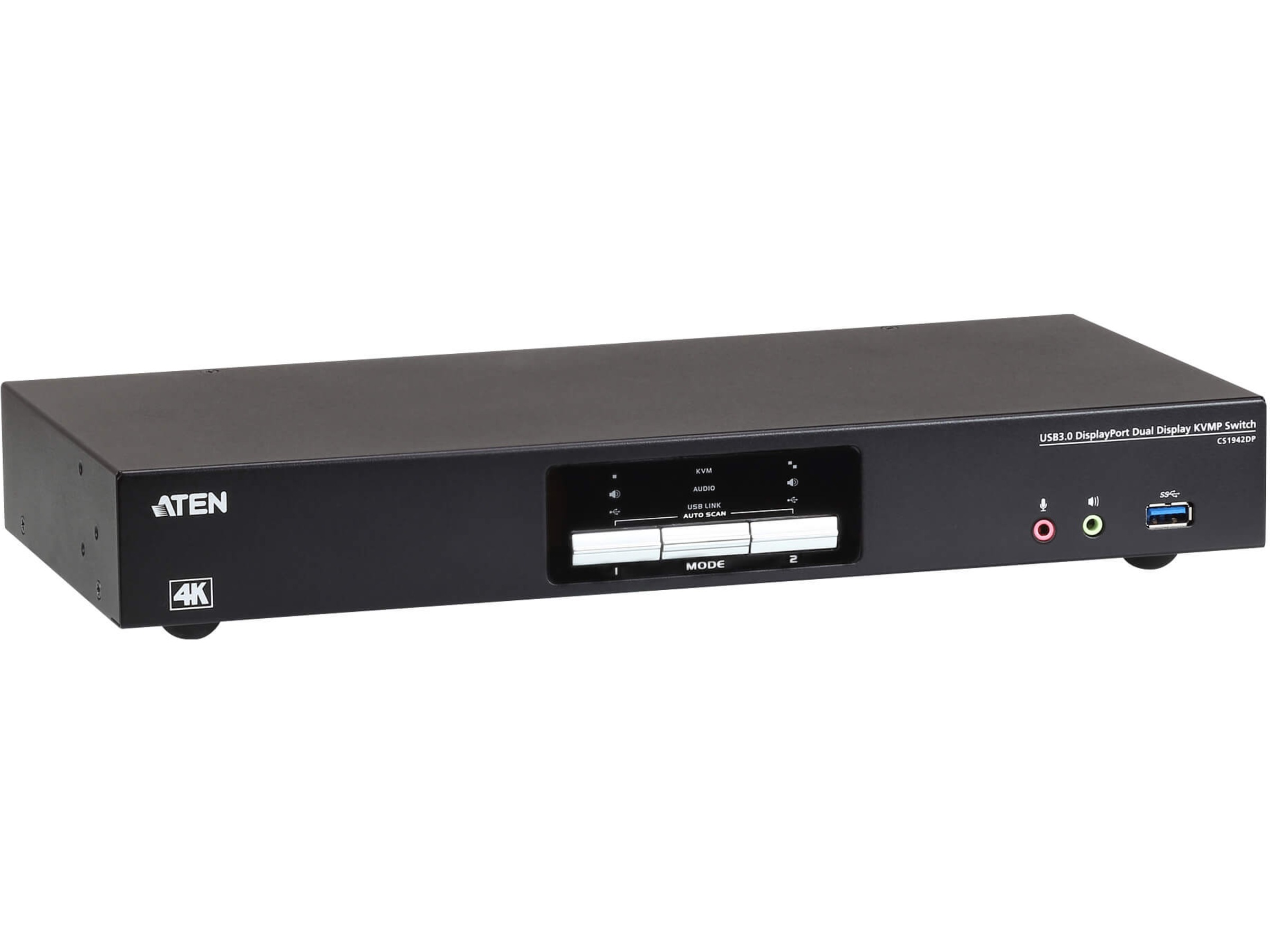 Aten KVM 2-PC 1-Bruker CS1942DP Dockingstasjon & USB-HUB