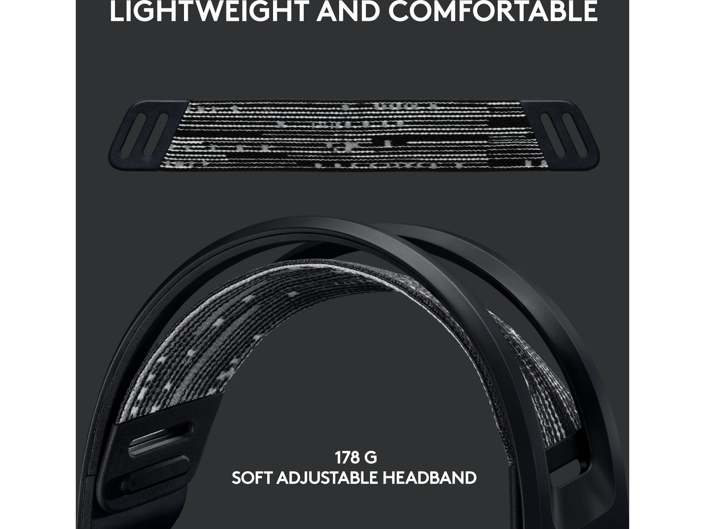 Logitech G733 LIGHTSPEED Trådløst Gaming Headset (sort) Gaming headset