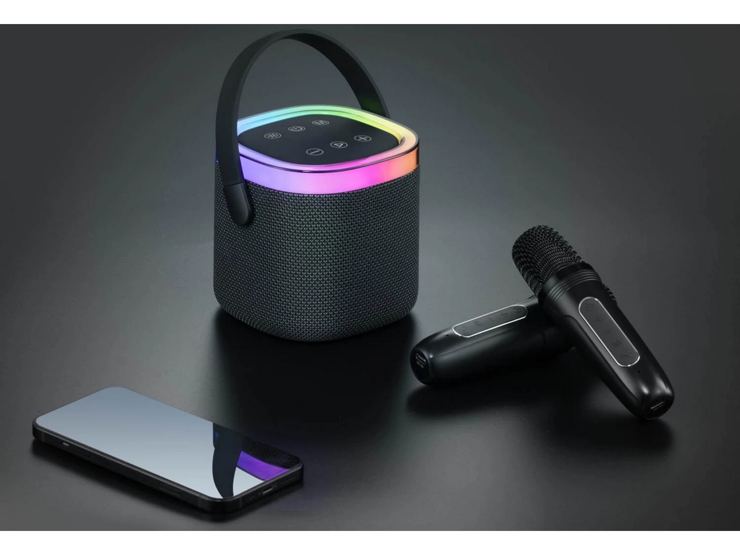 Andersson KEM-D3000 Bærbar karaokehøyttaler med 2 mikrofoner Trådløs / Bluetooth-høyttaler