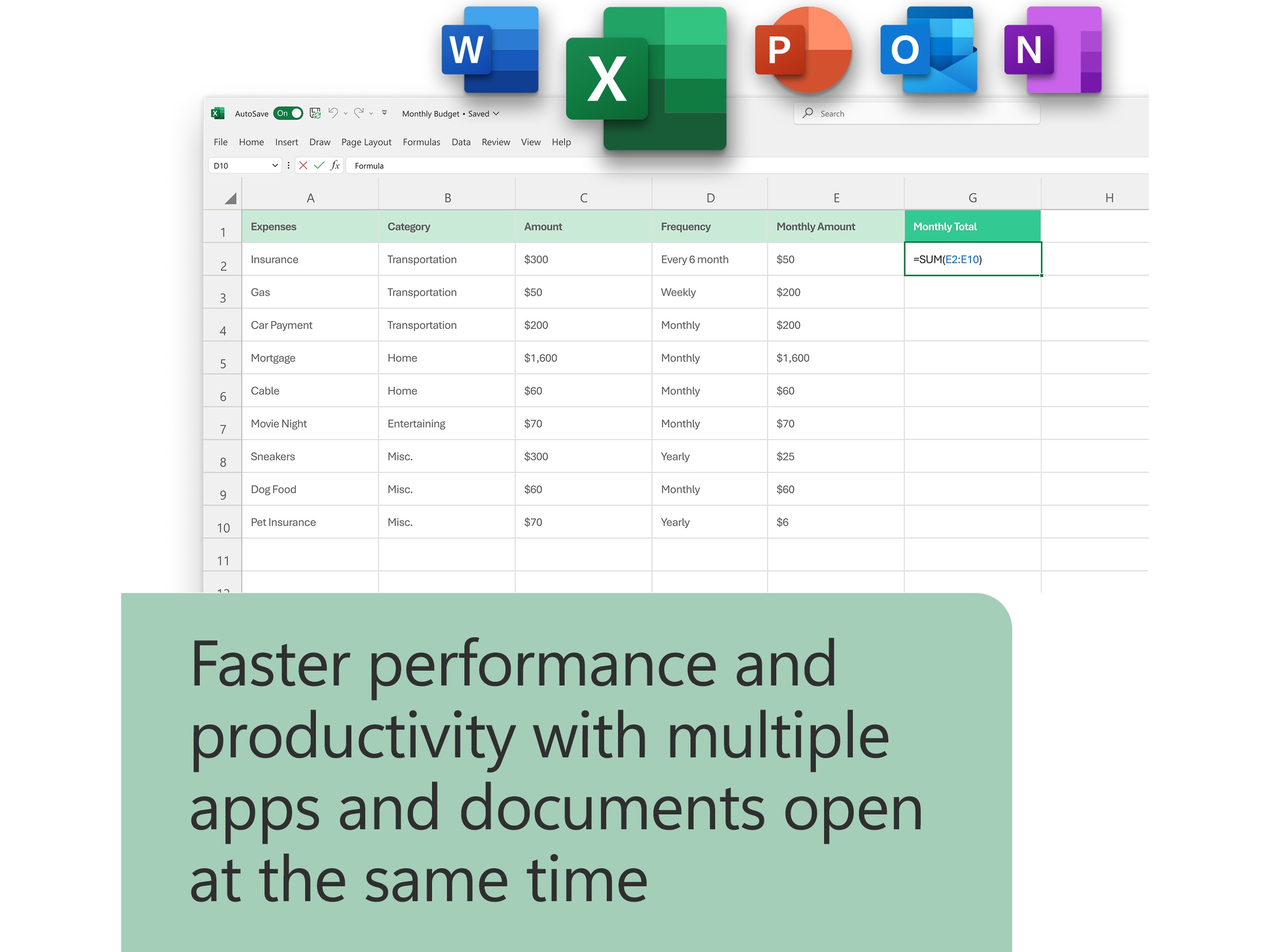 Microsoft Office Home & Business 2024 (DK) Kontorapplikasjoner