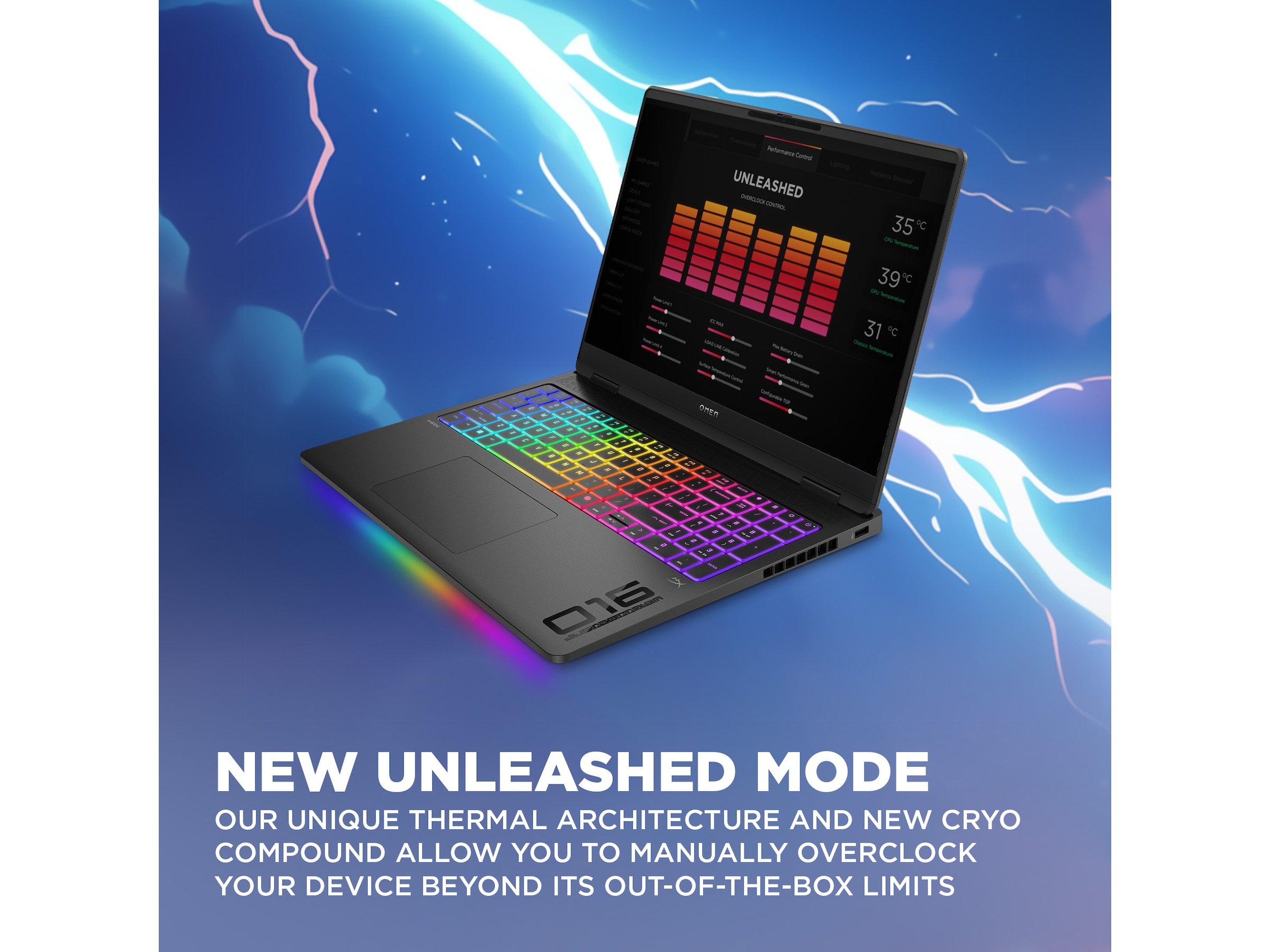 HP OMEN MAX Gaming Laptop 16-ah0033no 16" WQXGA 240 Hz -B-Grade Demo bærbar PC