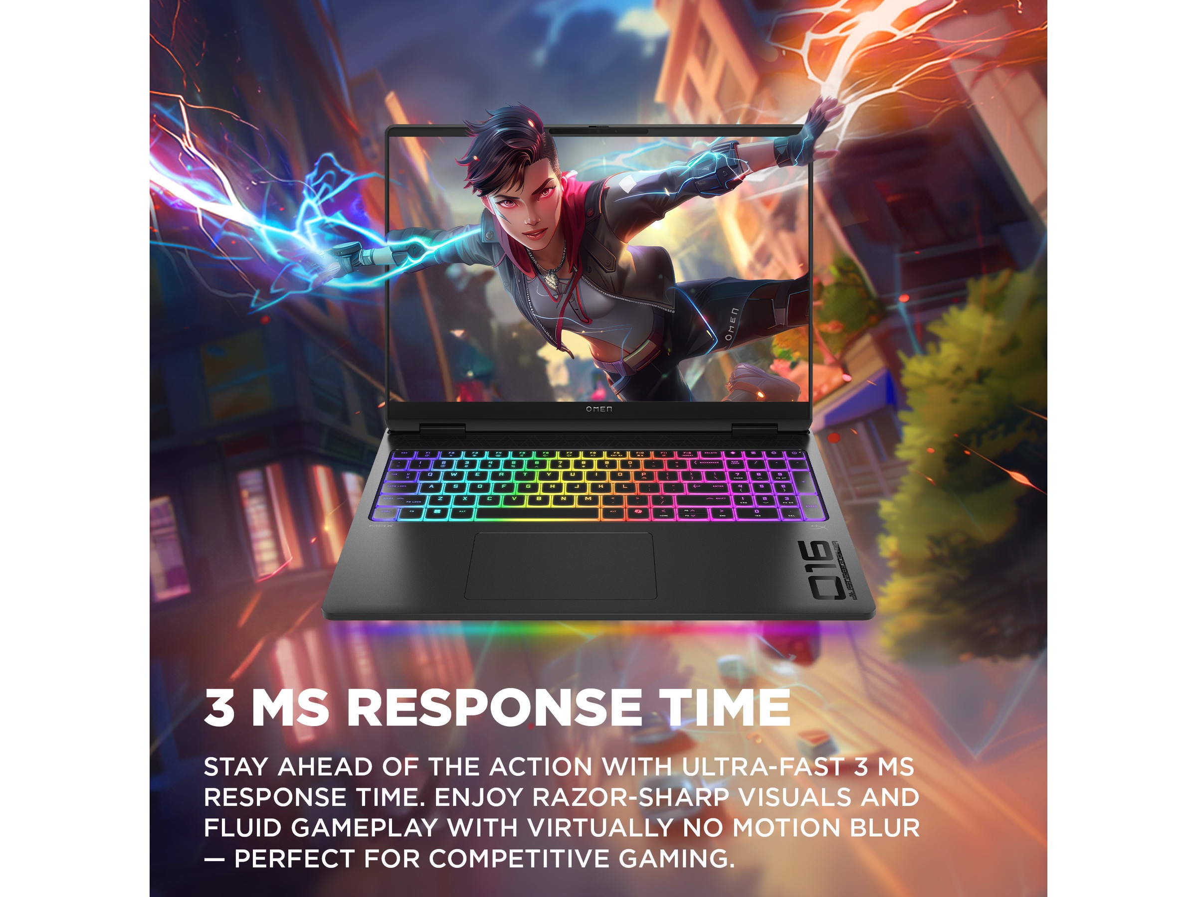 HP OMEN MAX Gaming Laptop 16-ah0033no 16" WQXGA 240 Hz -B-Grade Demo bærbar PC