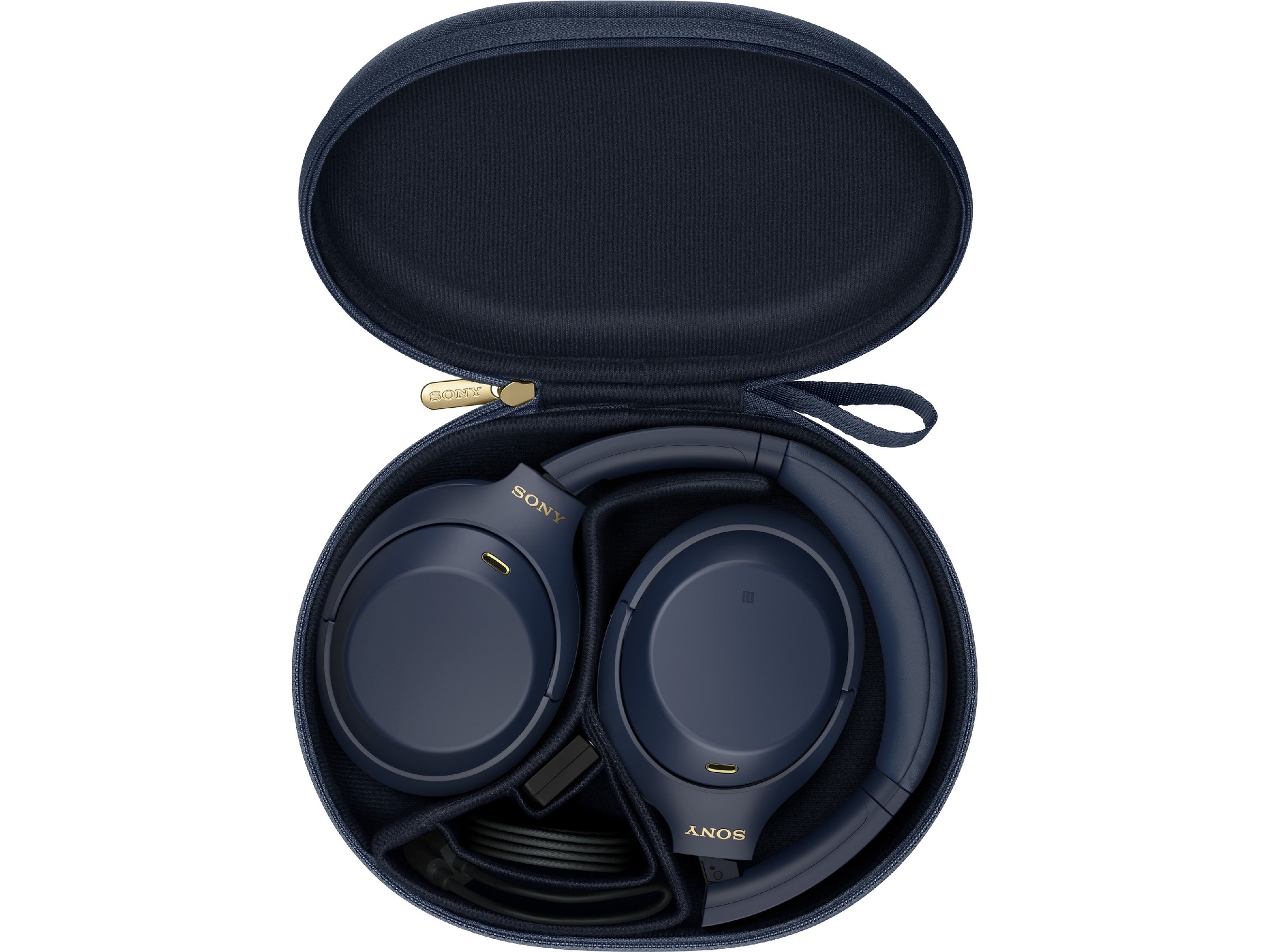 Sony WH-1000XM4 trådløse hodetelefoner, Over-Ear (blå) Hodetelefoner