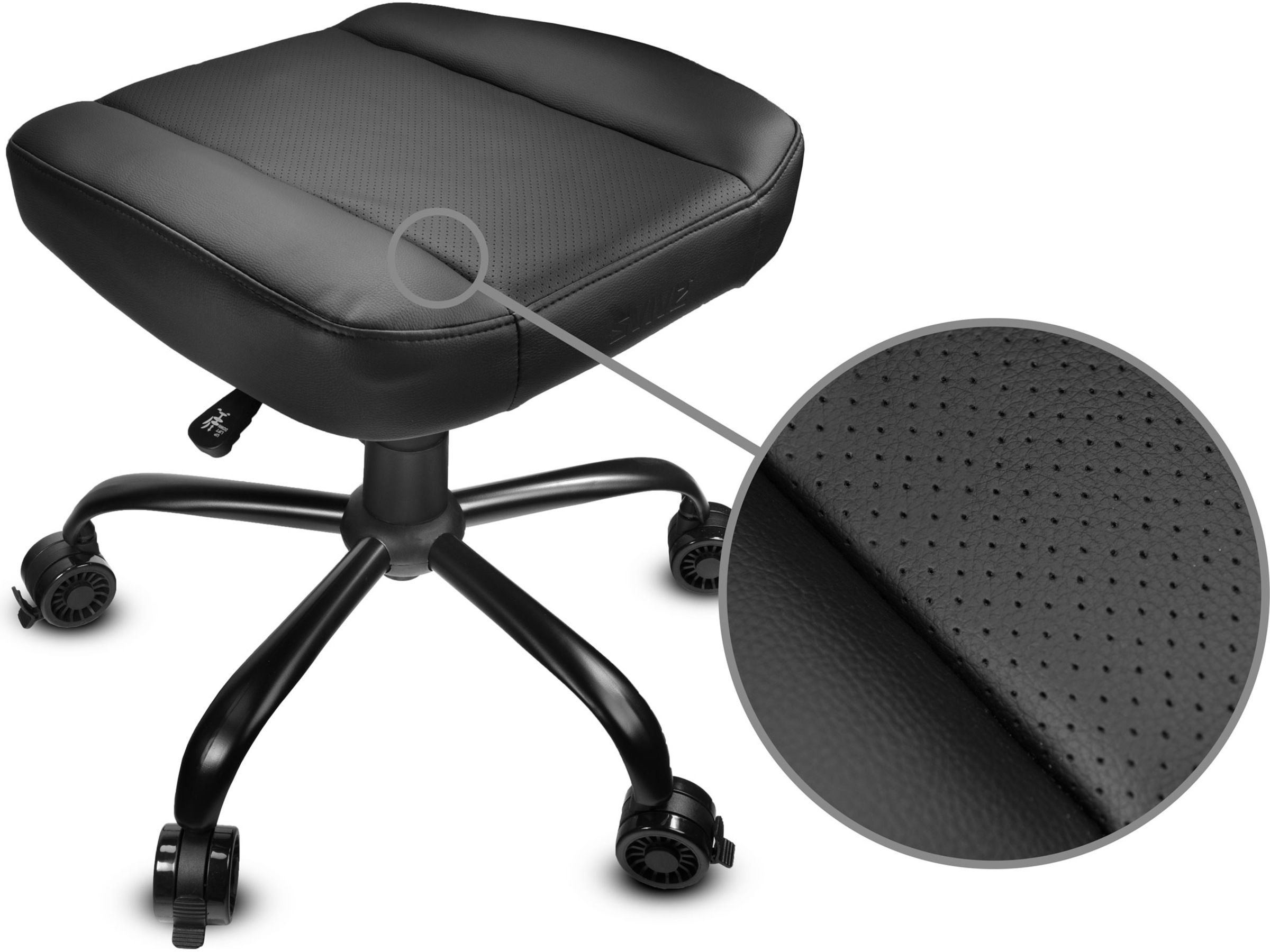 Svive Telesto fotskammel (sort) Fotskammel