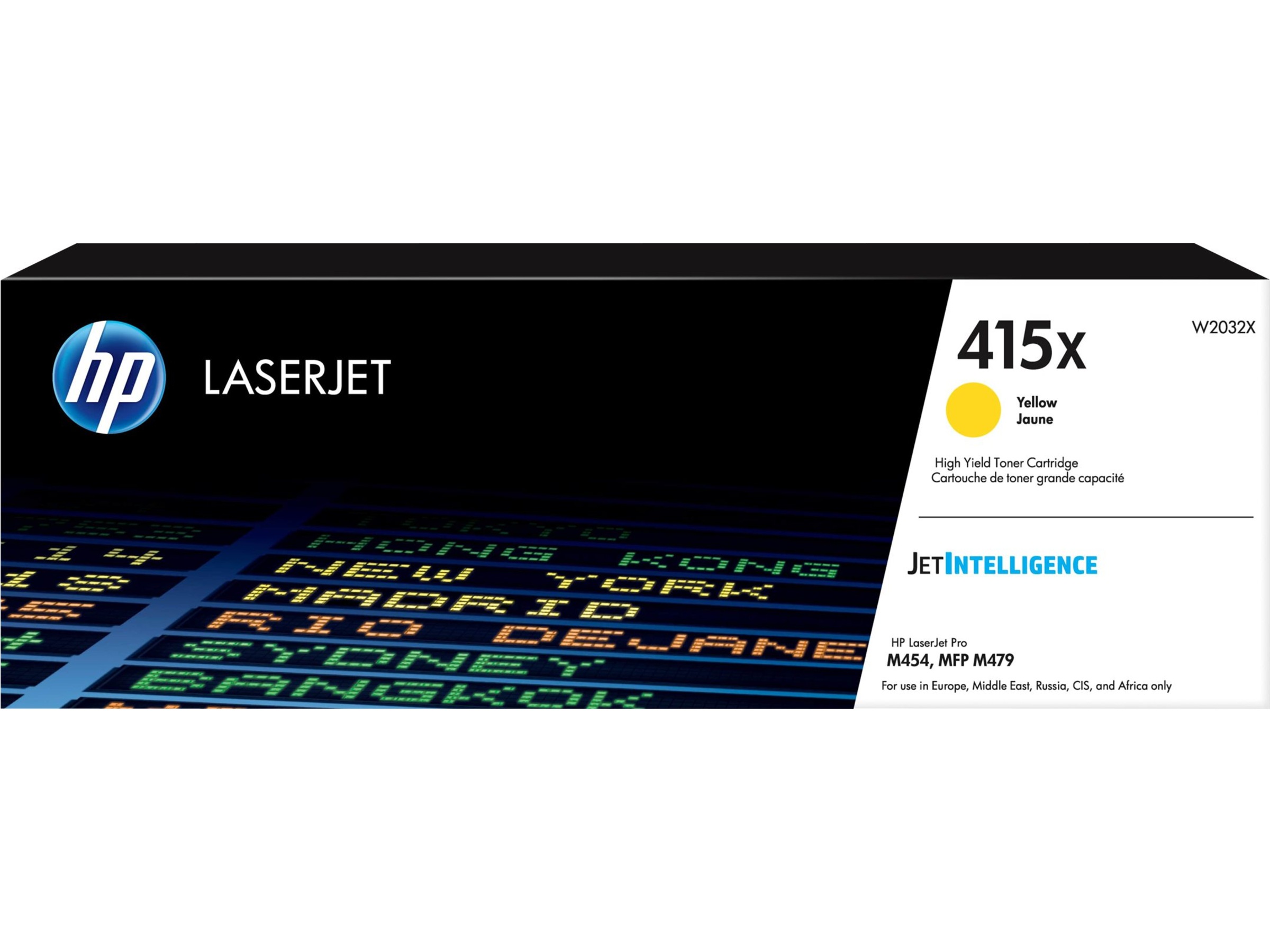 HP Toner 415X Gul Lasertoner