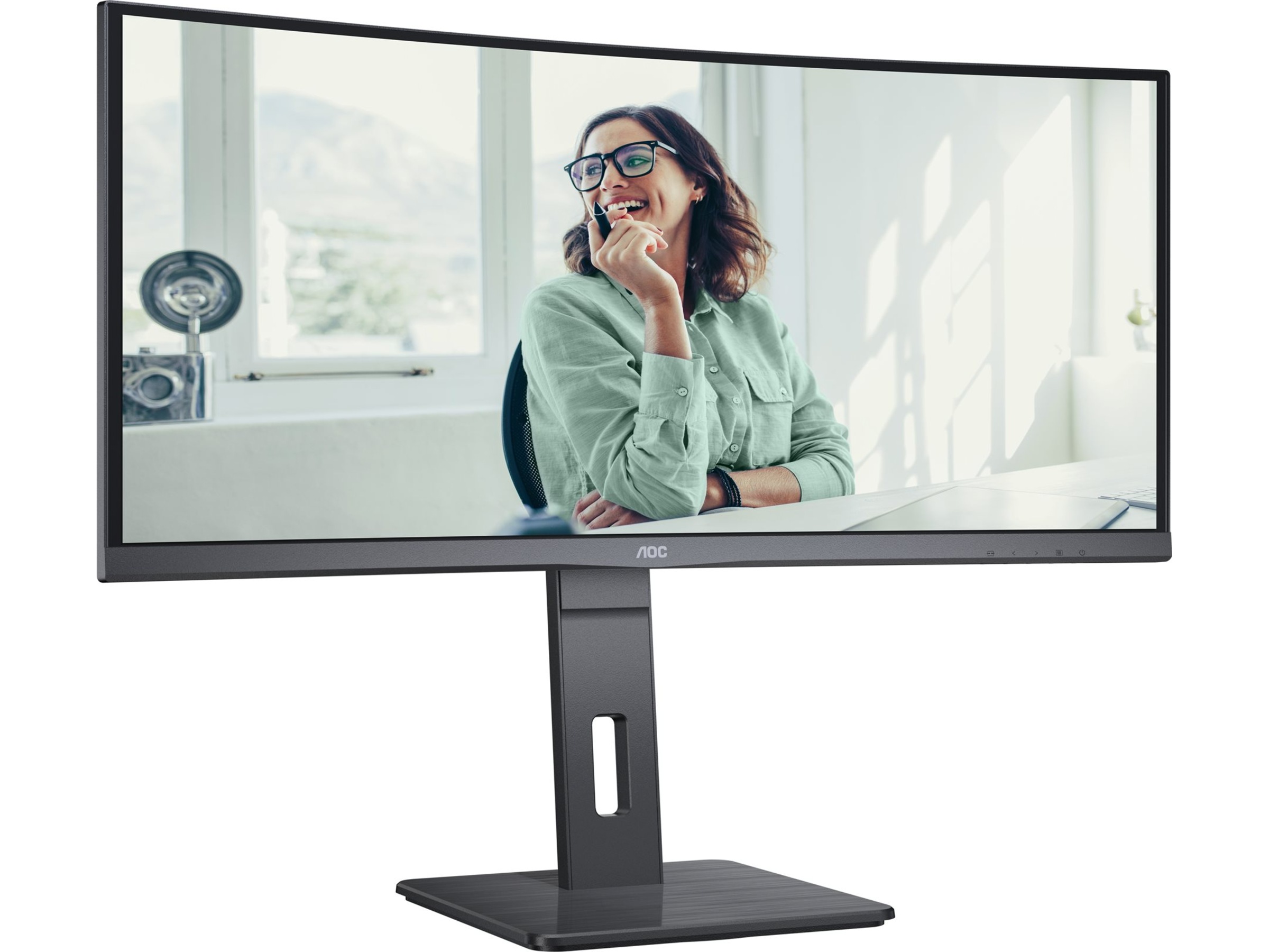 AOC 34" curved skjerm CU34P3CV Skjermer
