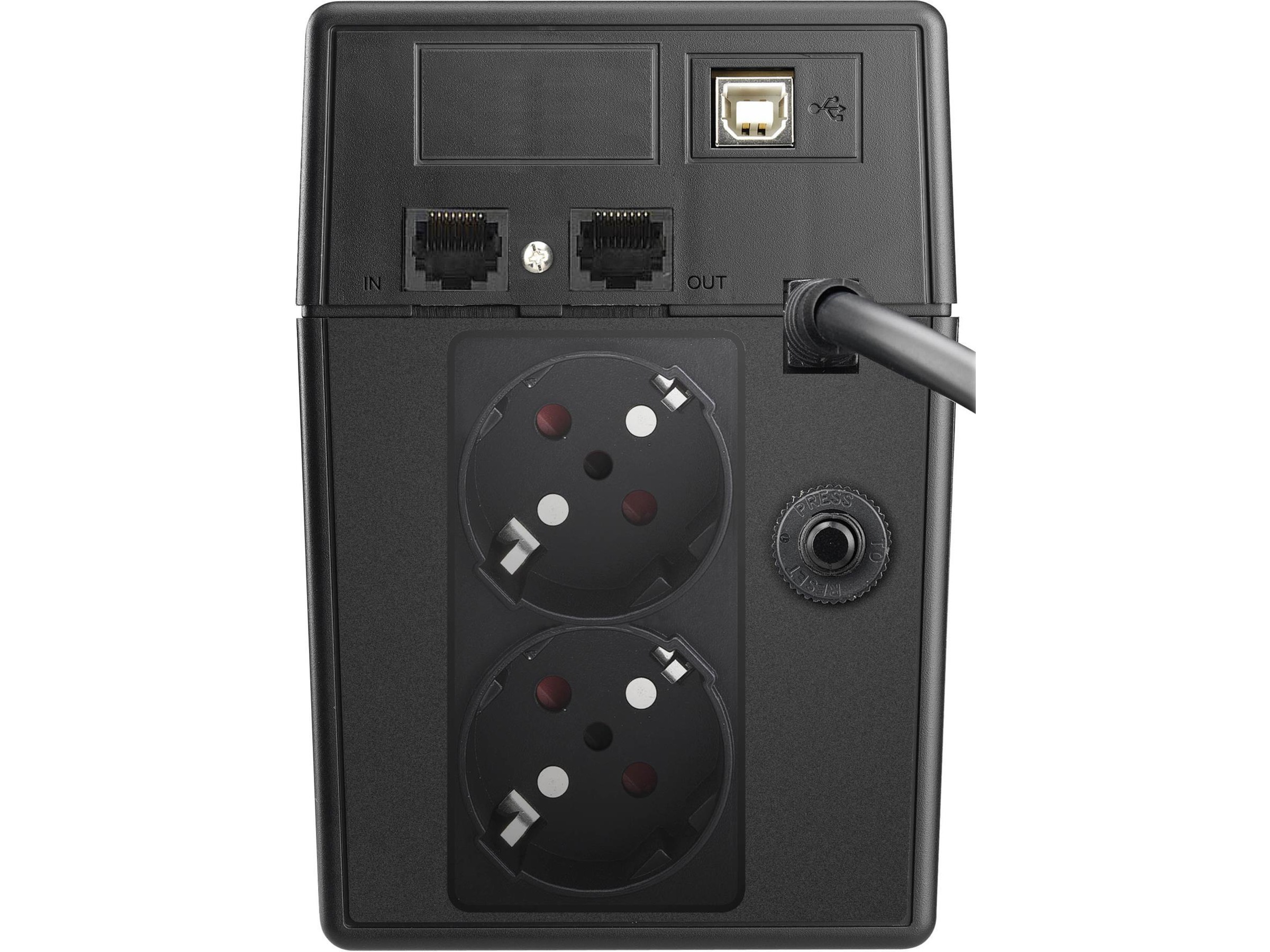 BlueWalker PW UPS VI 800 SW Schuko UPS og UPS batteri