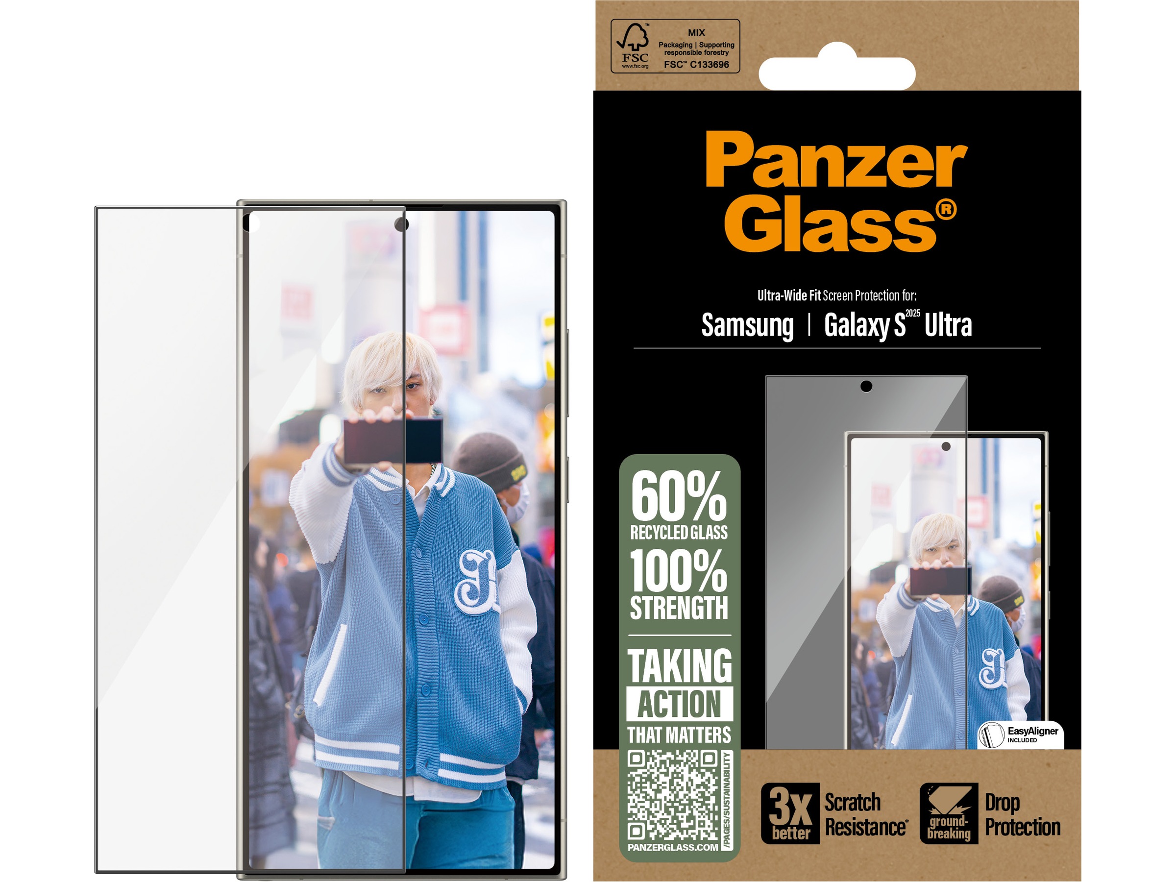 PanzerGlass Galaxy S25 Ultra Skjermbeskytter Skjermbeskyttelse