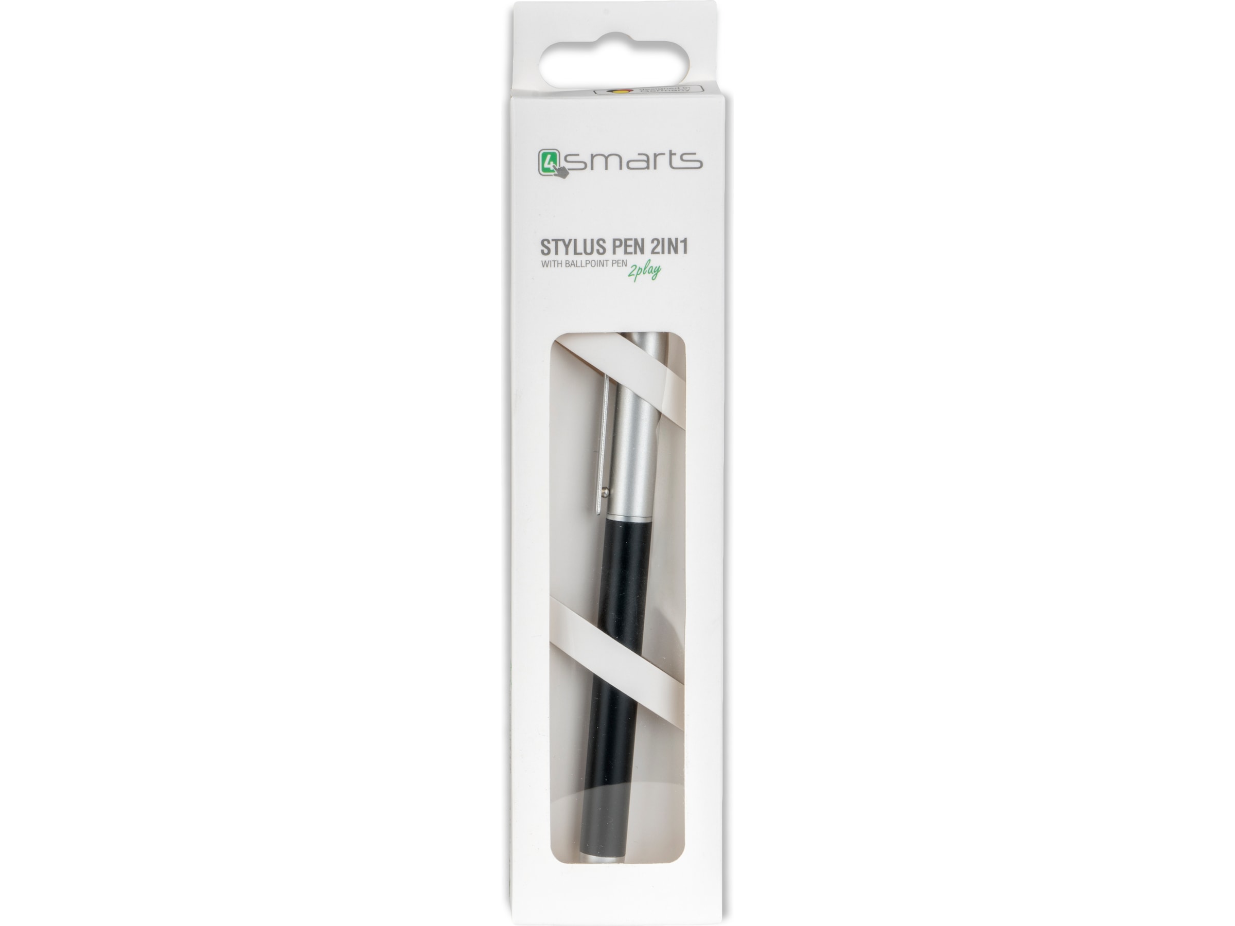 4Smarts Stylus Pen 2in1, Sort Tastatur og stylus