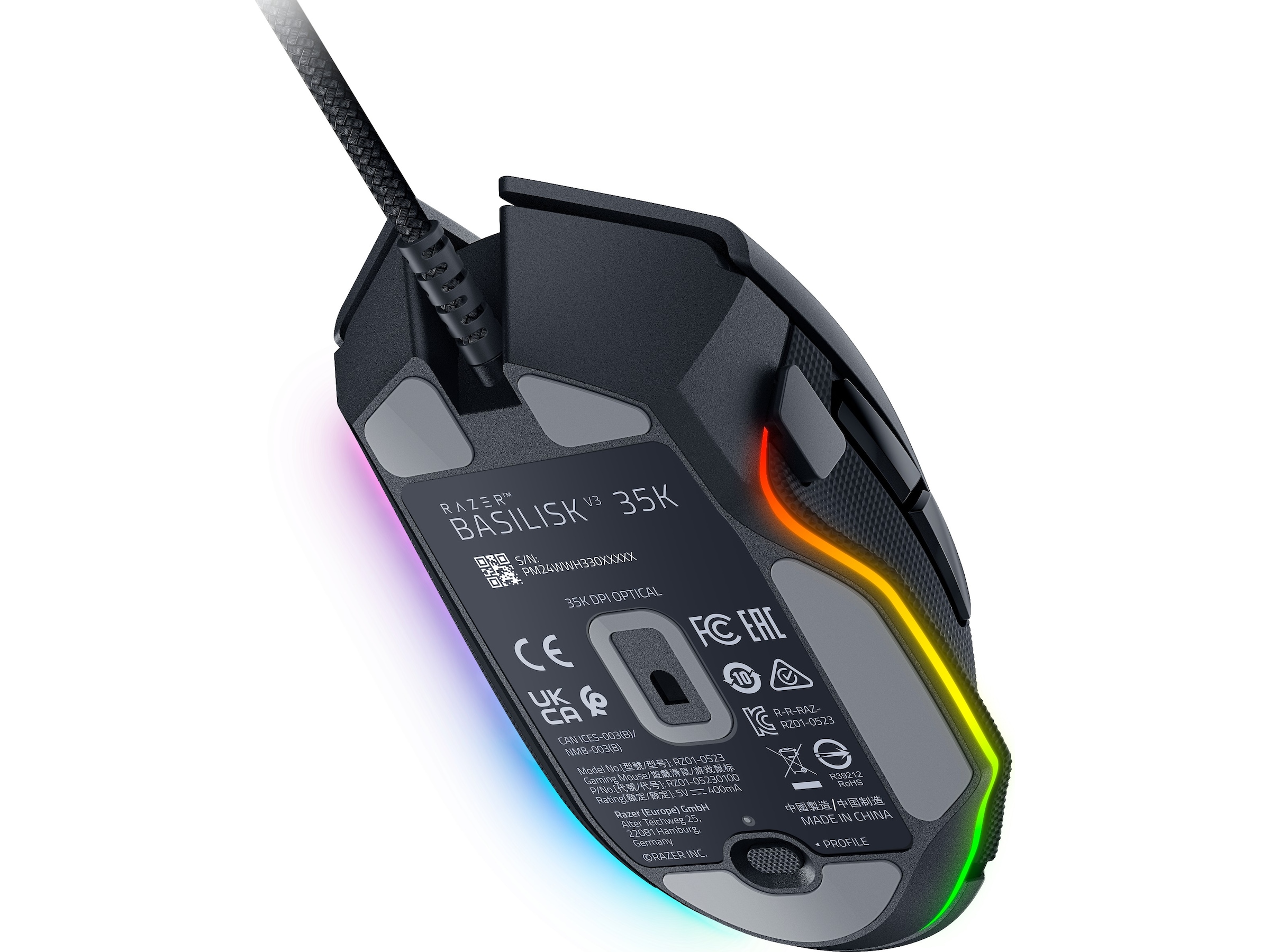 Razer Basilisk V3 35K ergonomisk gamingmus Gamingmus