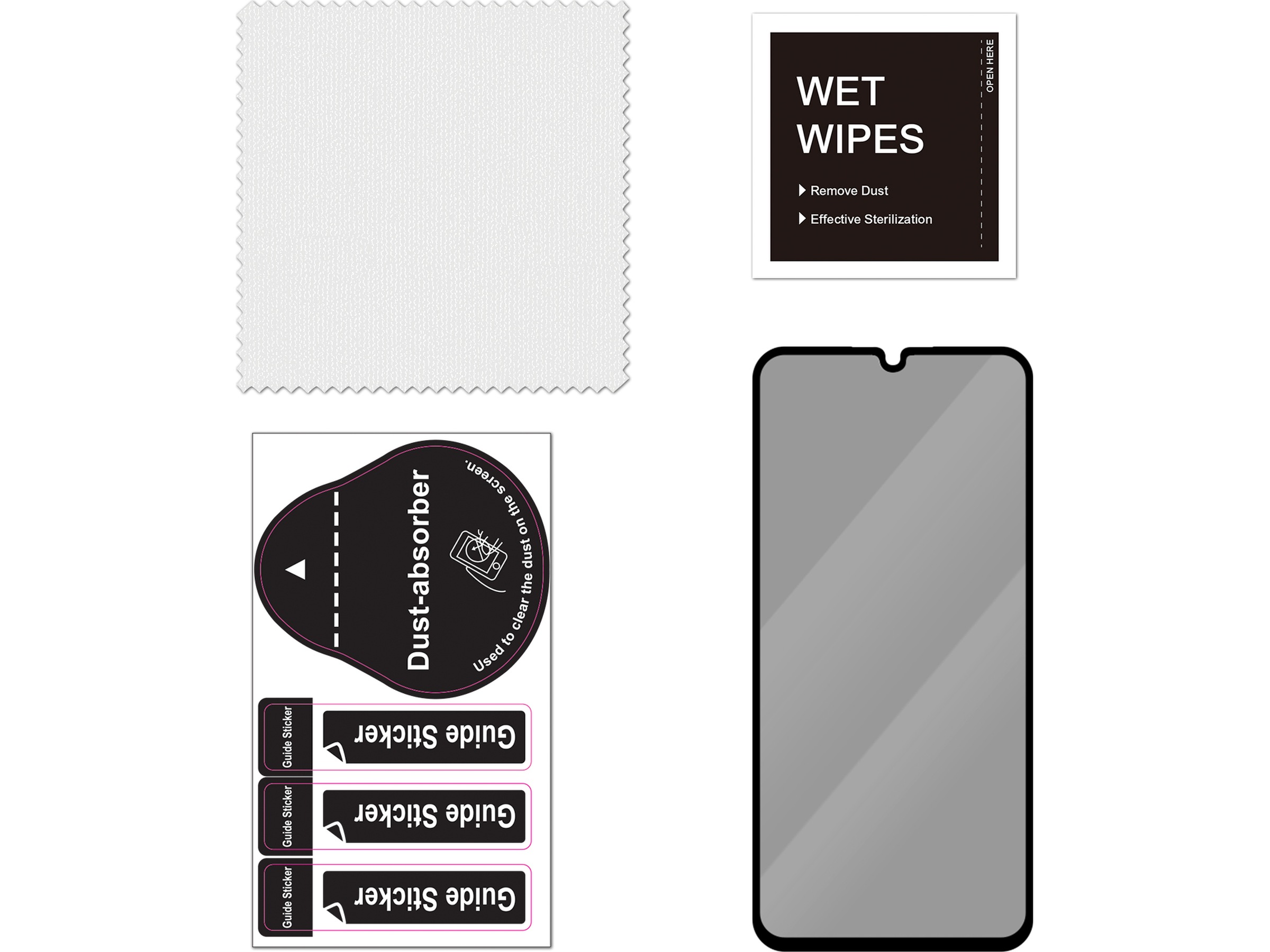 iiglo Samsung Galaxy A15 Privacy Skjermbeskytter Skjermbeskyttelse