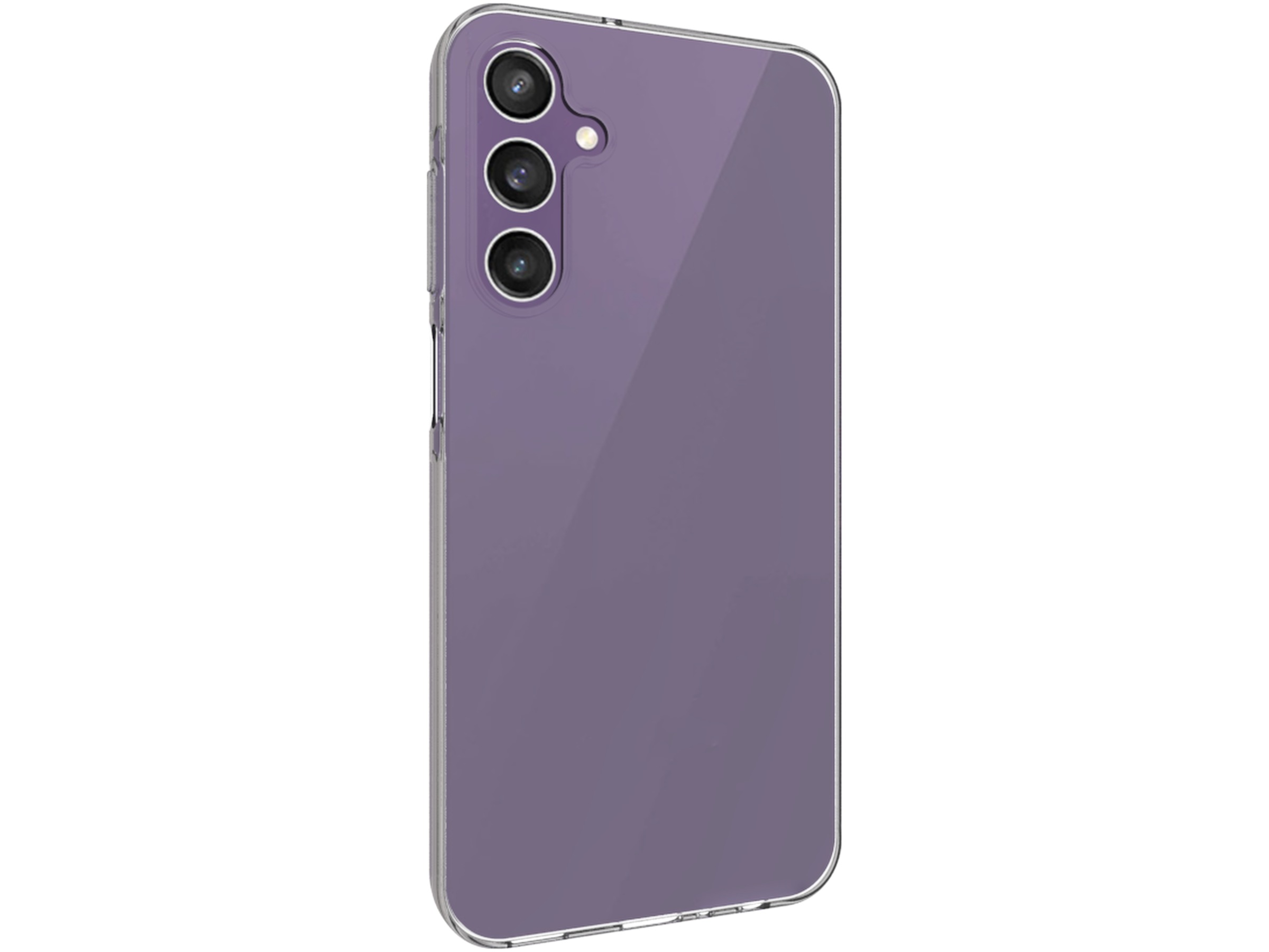 iiglo Samsung Galaxy A25 Silikondeksel (gjennomsiktig) Deksel til mobiltelefon