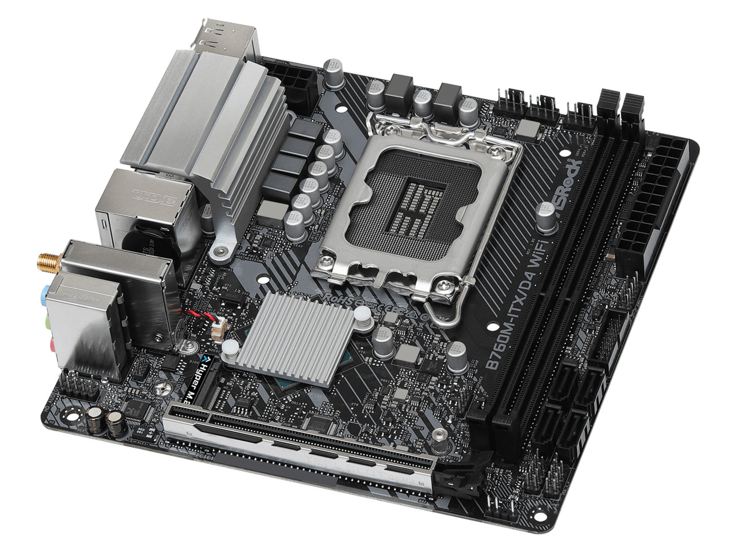 ASRock B760M-ITX/D4 WIFI Hovedkort Intel Socket