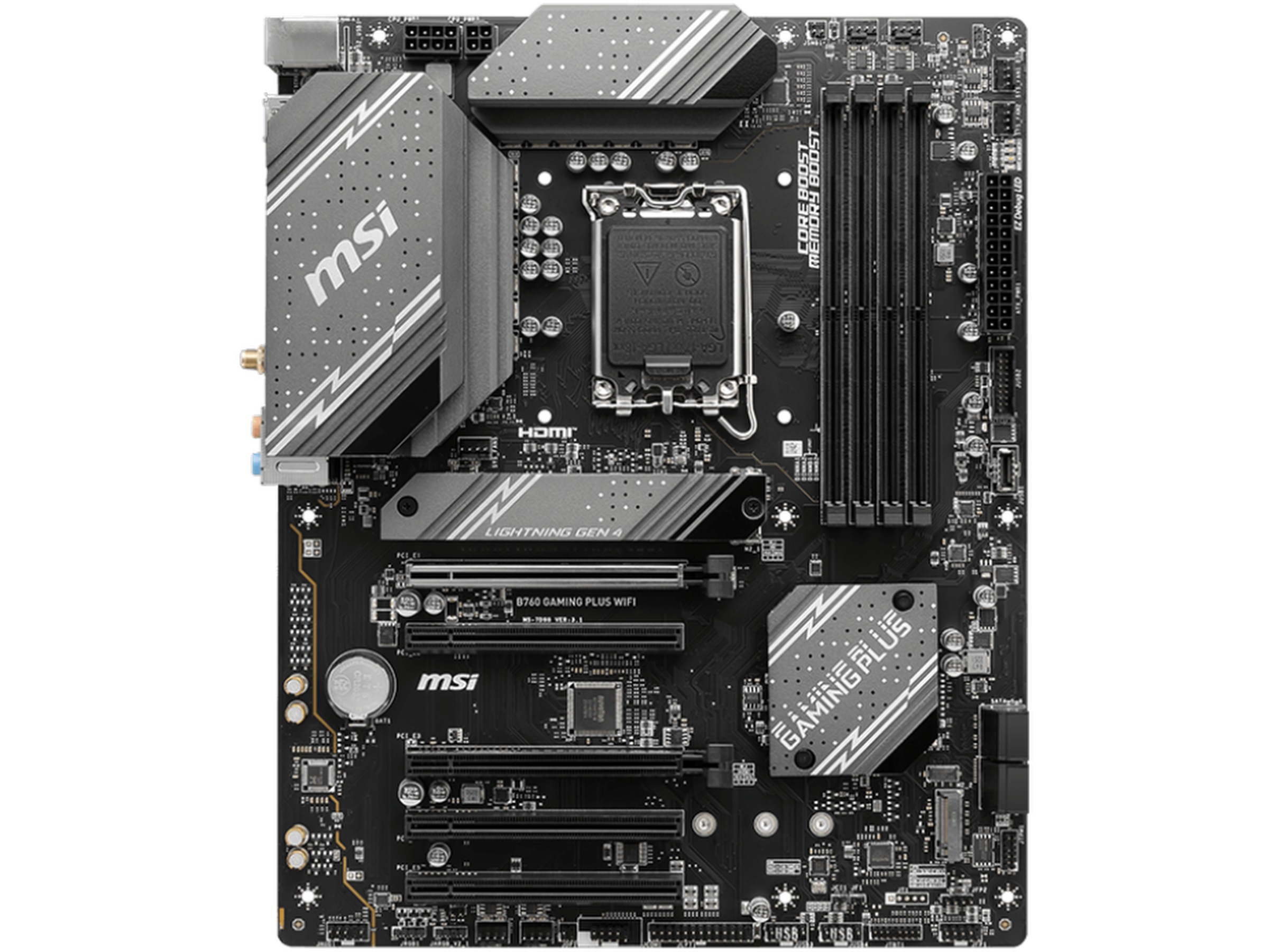 MSI B760 Gaming Plus WiFi Hovedkort Intel Socket