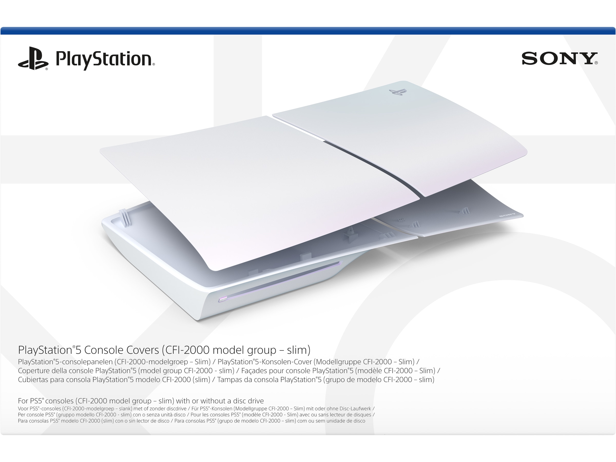 PlayStation 5 Konsolldeksel (Chroma Pearl) Tilbehør til PS5