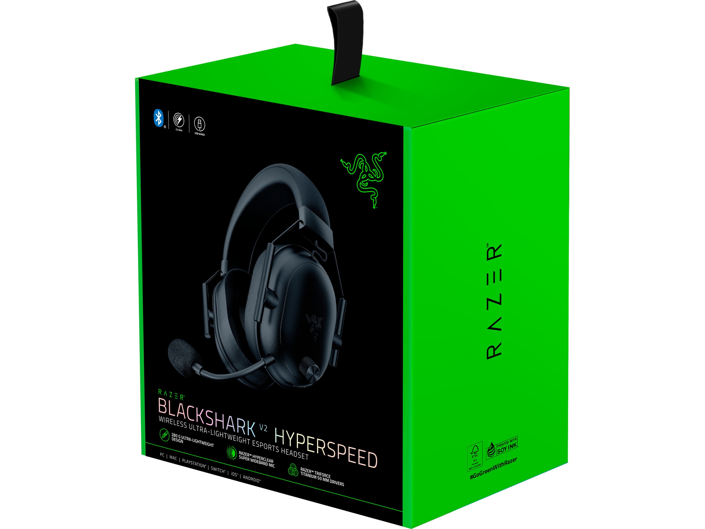 Razer Blackshark V2 Hyperspeed Trådløs Gaming Headset Gaming headset