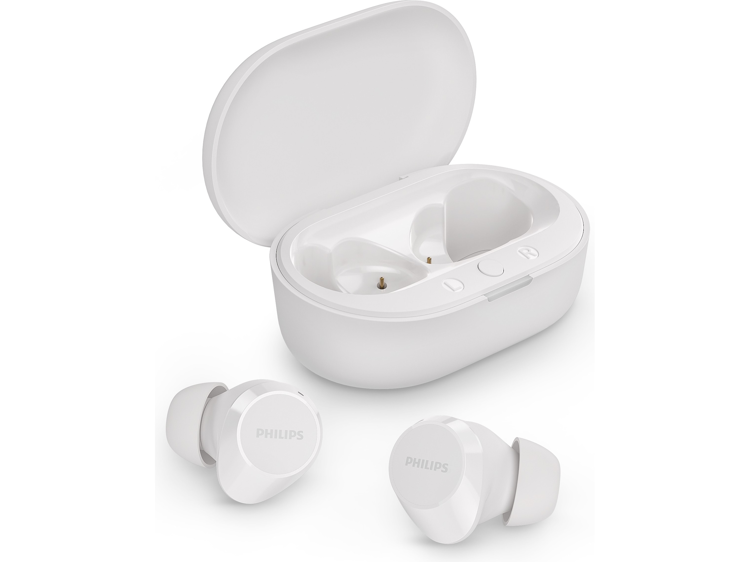Philips TAT1209WT/00 TWS Trådløs Hodetelefoner, In-Ear (hvit) Ørepropper
