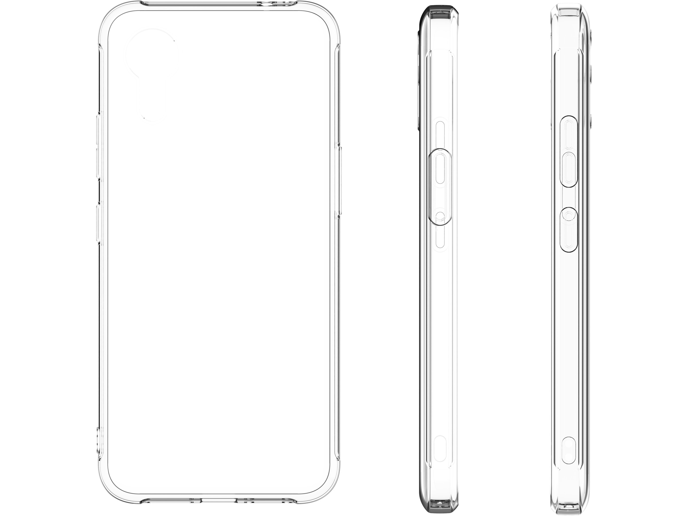 iiglo Galaxy Xcover 7 Pro Clear Case (gjennomsiktig) Deksel til mobiltelefon