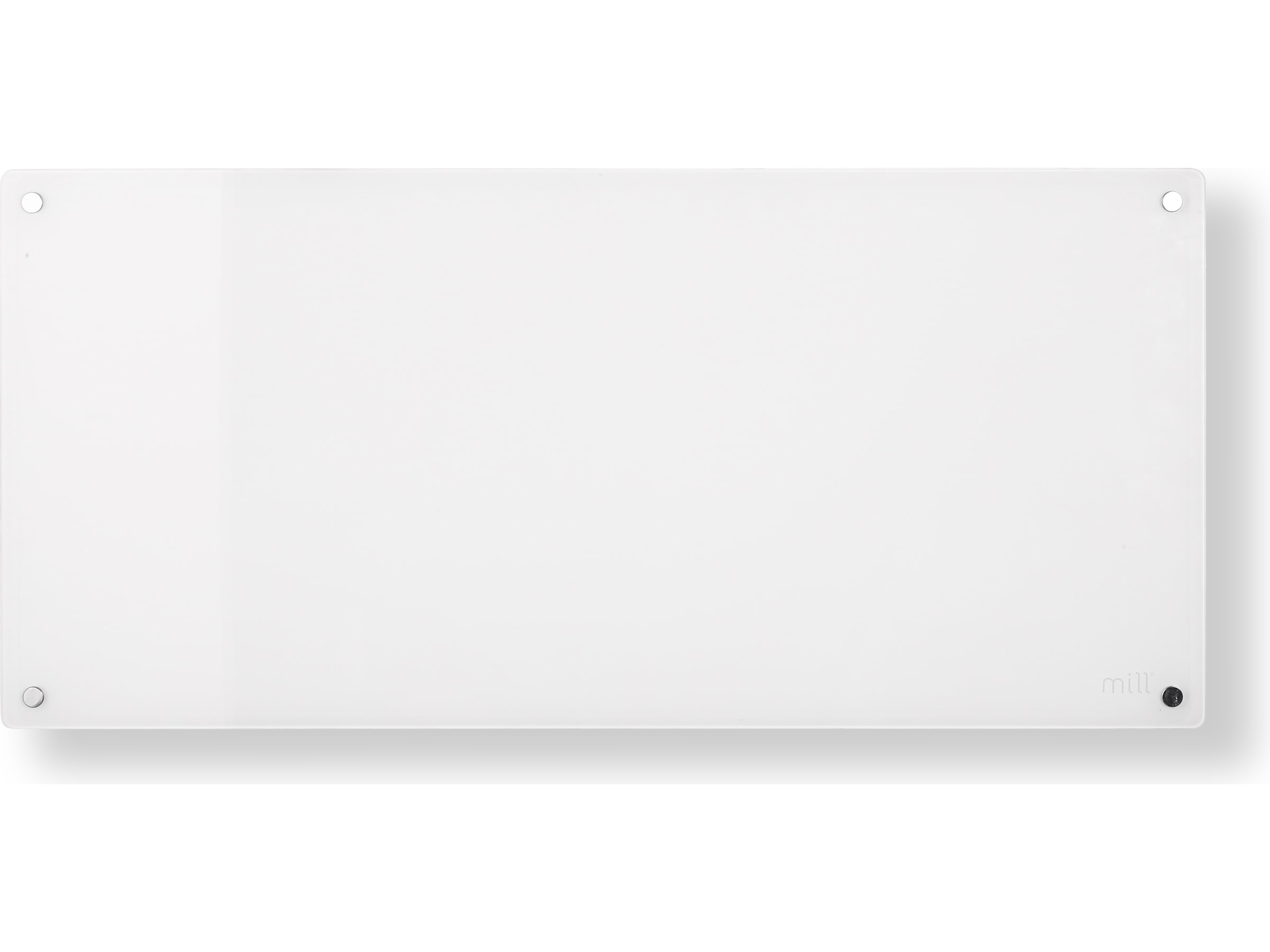 Mill Glass panelovn 1000W (hvit) Panelovner