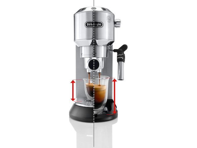 DeLonghi Dedica Style EC685.M  Manuell espressomaskin (sølv) Espressomaskiner