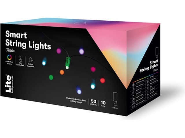 Lite Bulb Moments Smart String Lys Globe Lyslenker