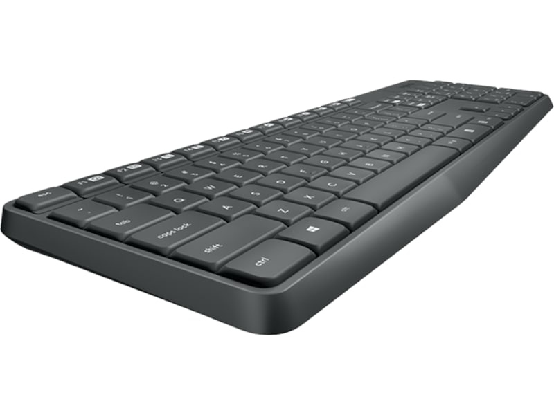 Logitech MK235 trådløst tastatur- og mussett grå Mus & tastatur -kombipakker