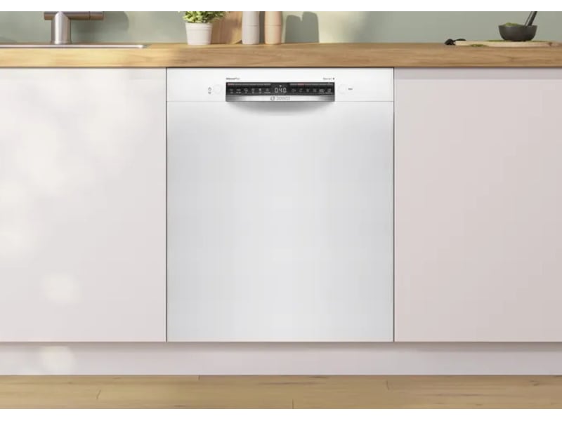 Bosch Serie 4 SMU4HMW01S Oppvaskmaskin (hvit) Underbygd oppvaskmaskin